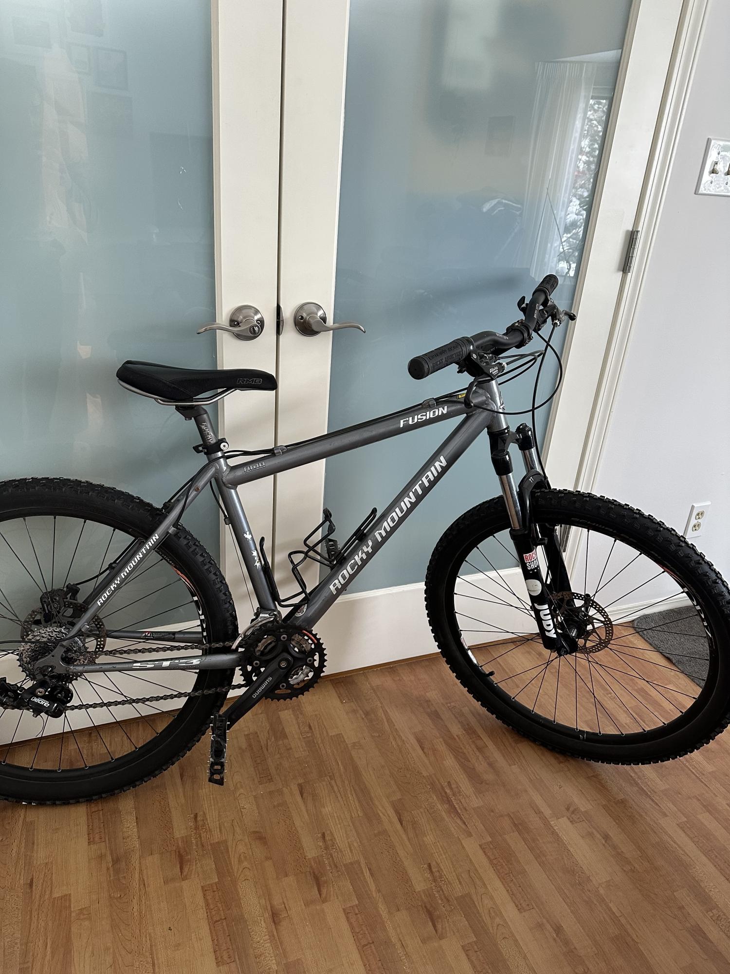 Rocky Mountain Bicycles Fusion Silver, gray or bare metal