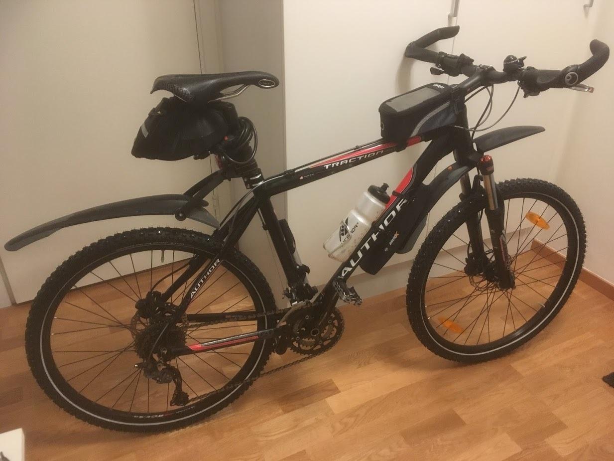 Author Traction disc Black and Red