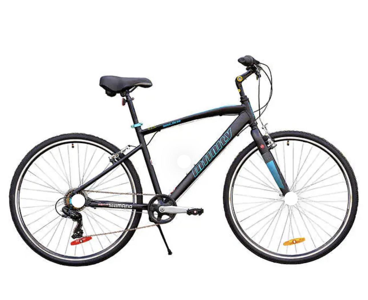 2023 Infinity Cycling Innovations 700c wheel, Mens 18” Aluminum Hybrid ... Black