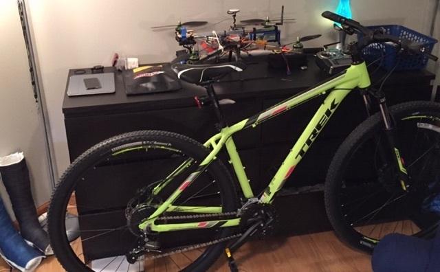 2015 Trek Marlin 7 Green and Yellow or Gold