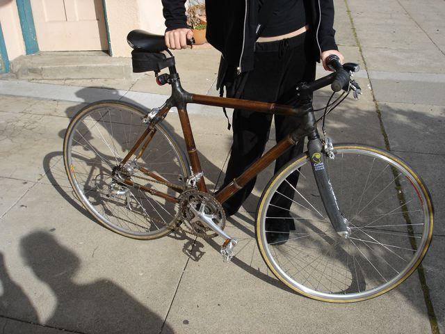Calfee Design No Decal Except On Fork Bamboo Bike  Black