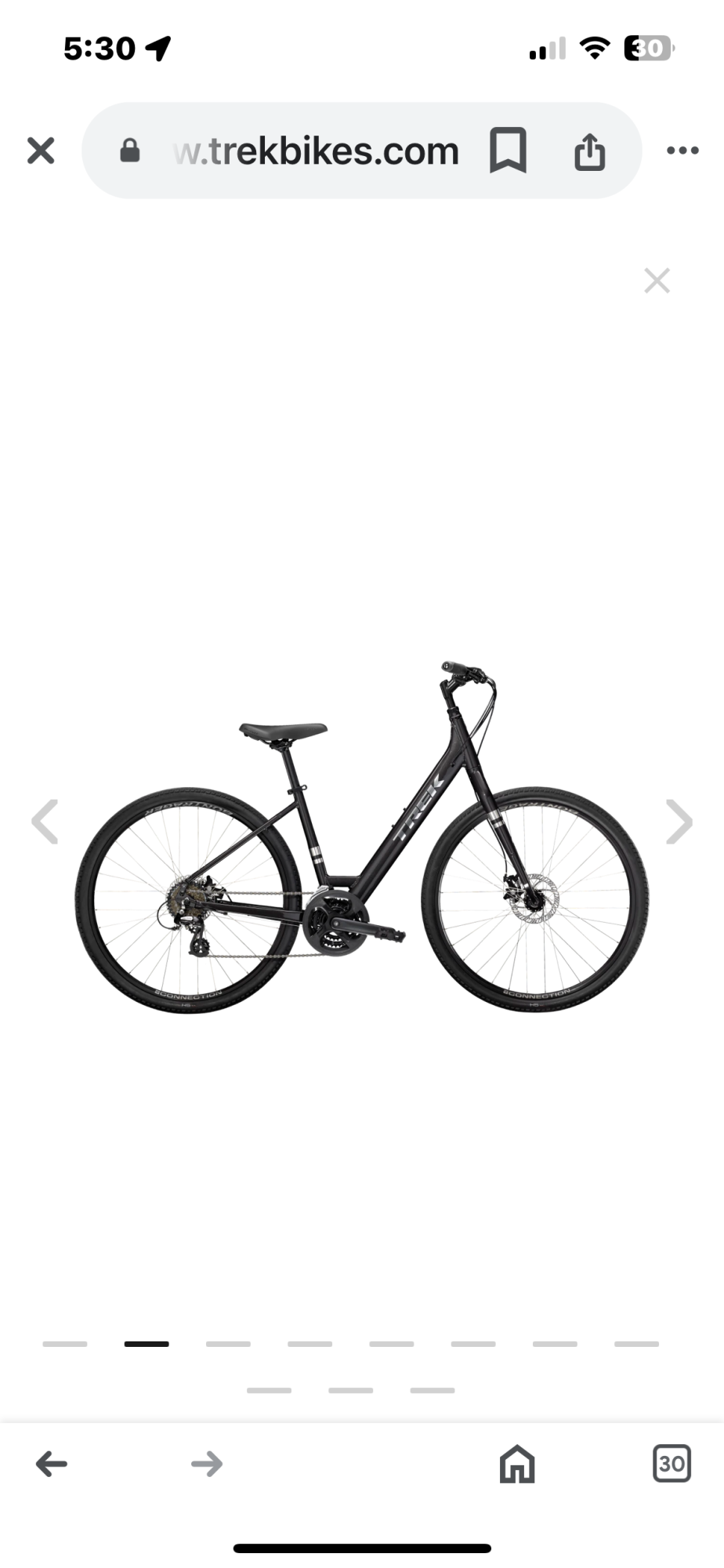 2022 Trek Verve 1 Disc Lowstep Bike X-Small Dni... Black