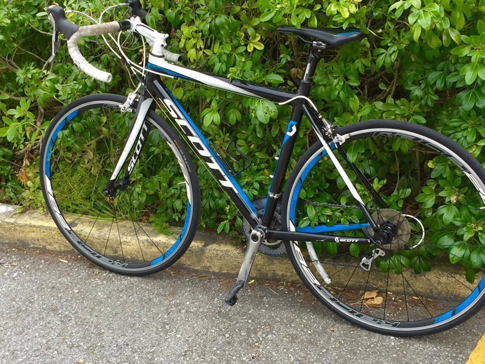 2012 SCOTT Speedster S30 Black, Blue, and White