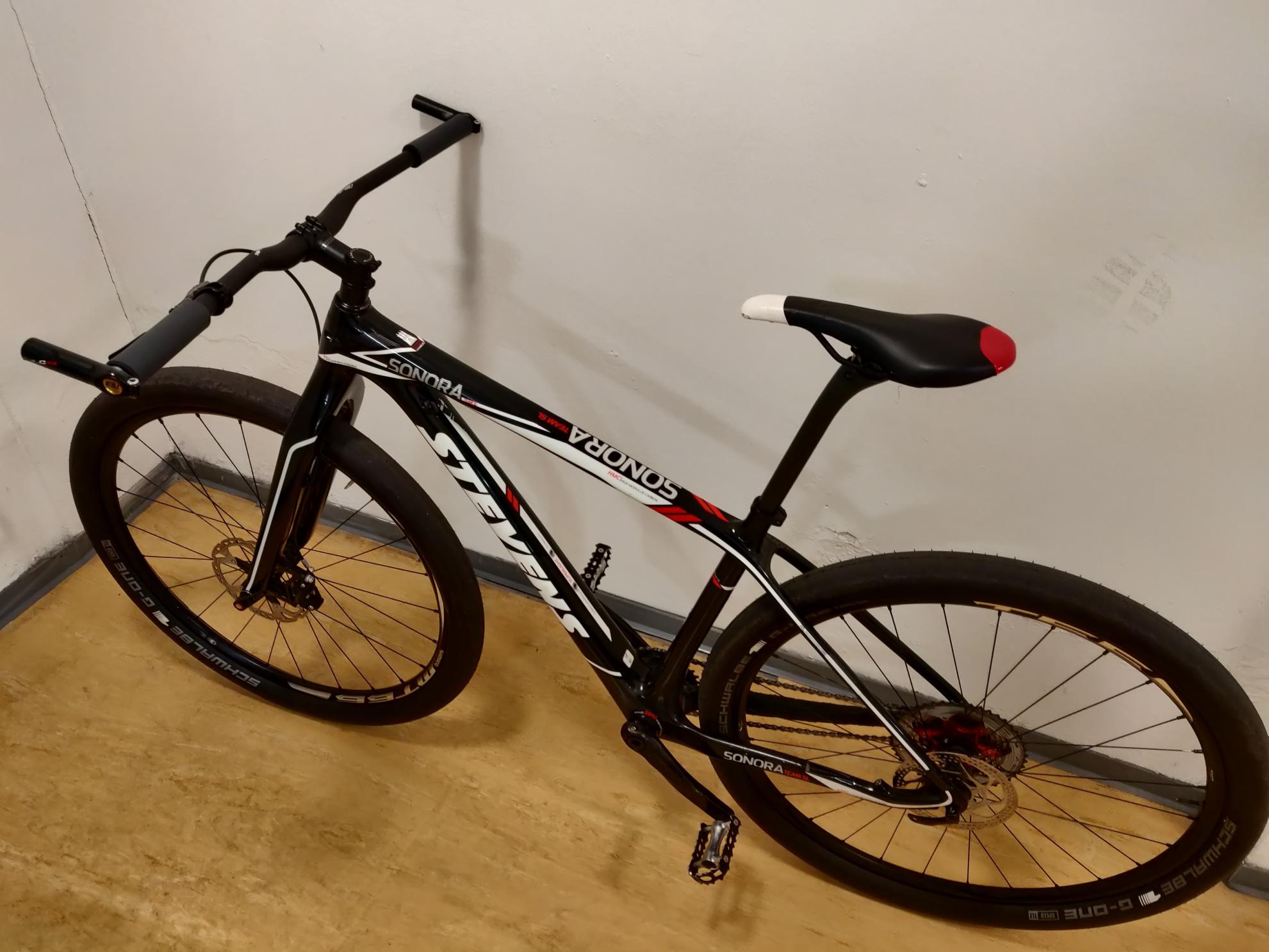 2013 Stevens Sonora Team SL Black, Red, and White