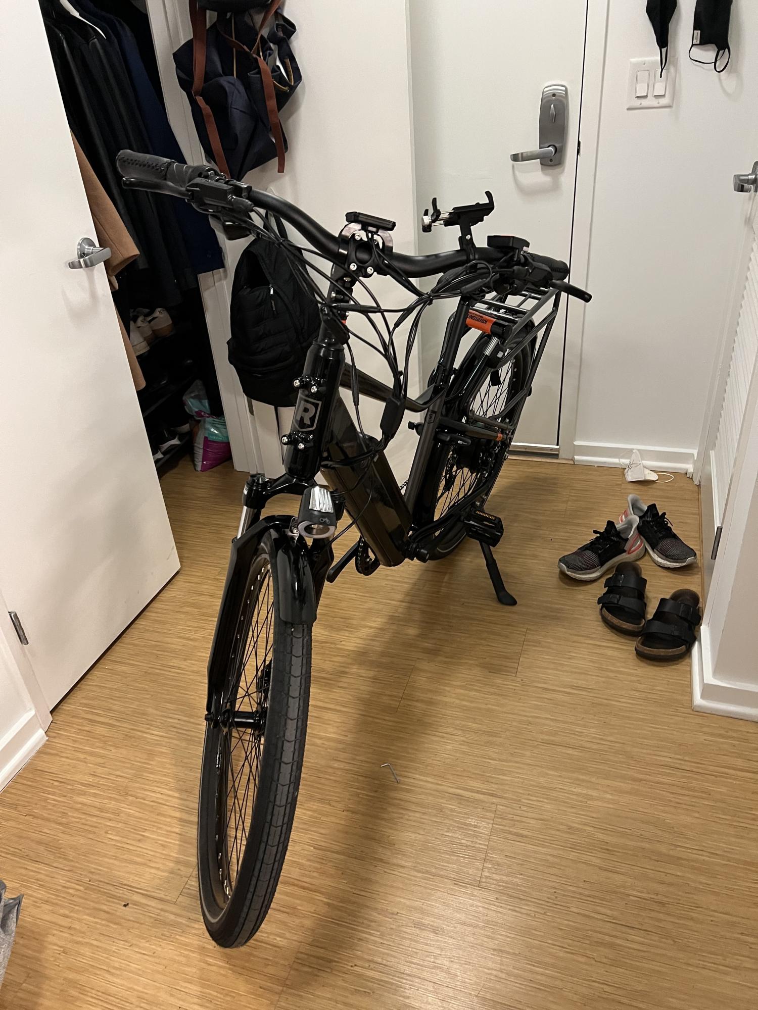 2021 Rad Power Bikes Radcity 5 Plus Silver, gray or bare metal and Black