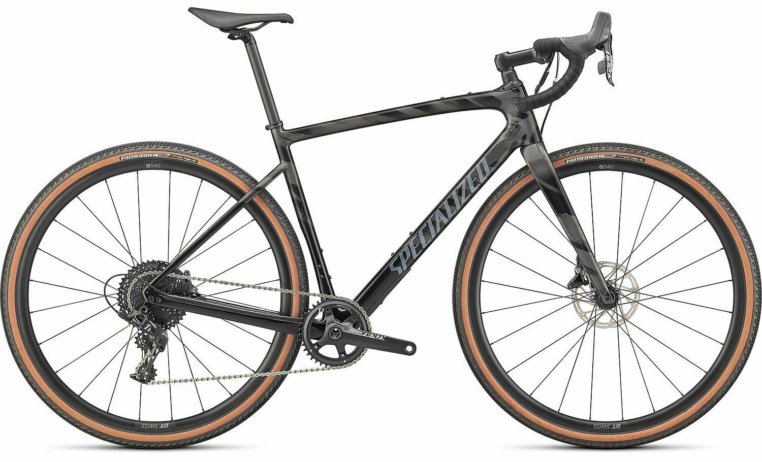 2023 Specialized Diverge Sport Carbon Black and Silver, gray or bare metal