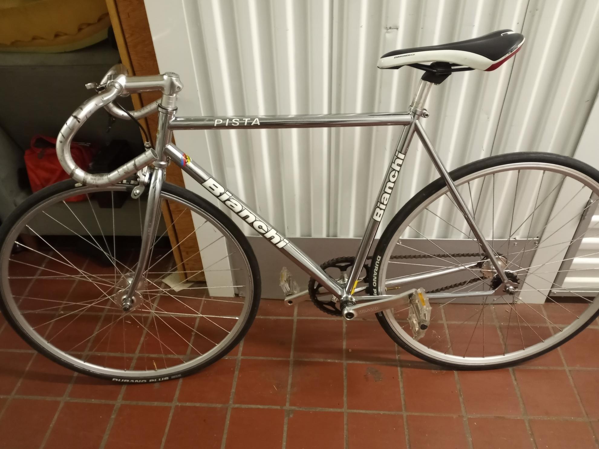 Bianchi Pista Silver, gray or bare metal