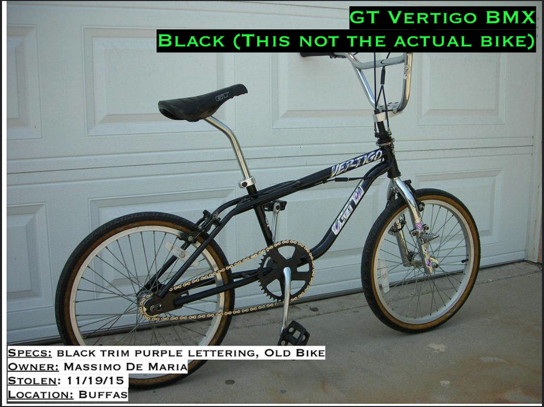 GT Bicycles Vertigo BMX Black