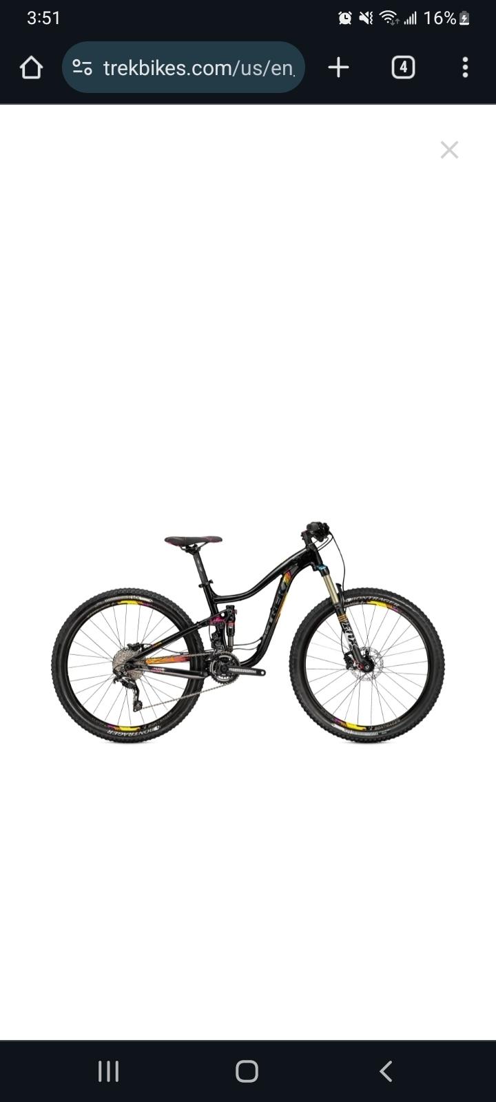 2015 Trek Lush S 27.5 Black