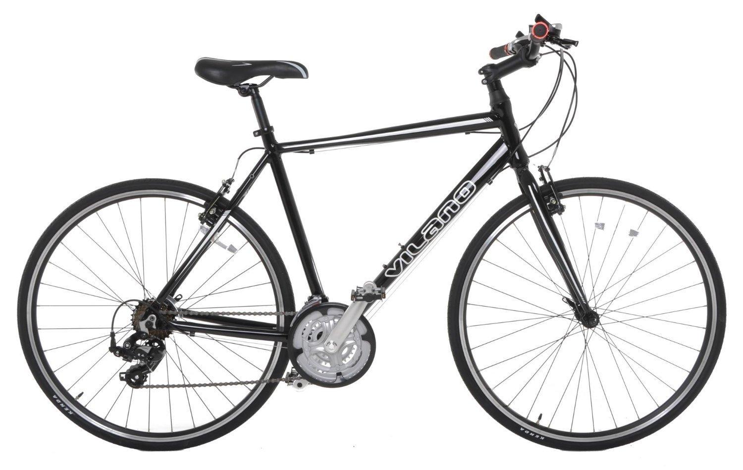 2014 Vilano Tuono Performance Hybrid Flat Bar Commuter Road Bike Black