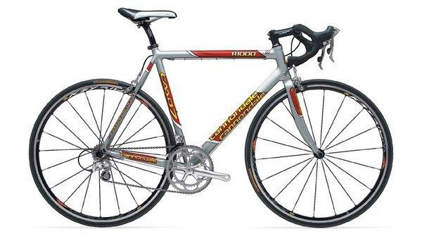 2003 Cannondale R1000 Silver or Gray and Red