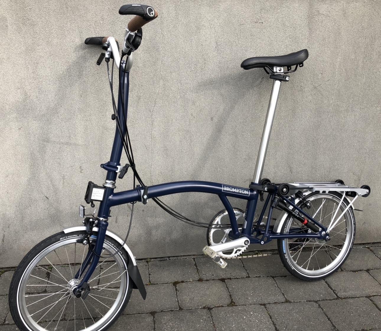2018 Brompton Bicycle Blue