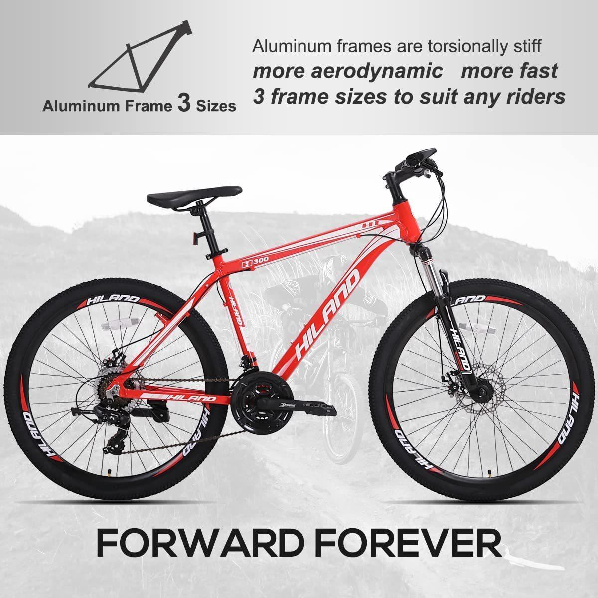 2021 Hiland Hiland 26'' Aluminum Mountain Bike 24... Red