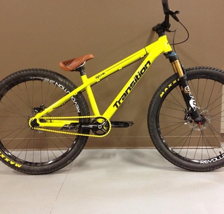 2012 Transition Bikes Bank Yellow or Gold