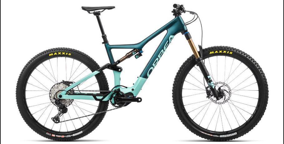 2022 Orbea Rise M10 Green and Teal