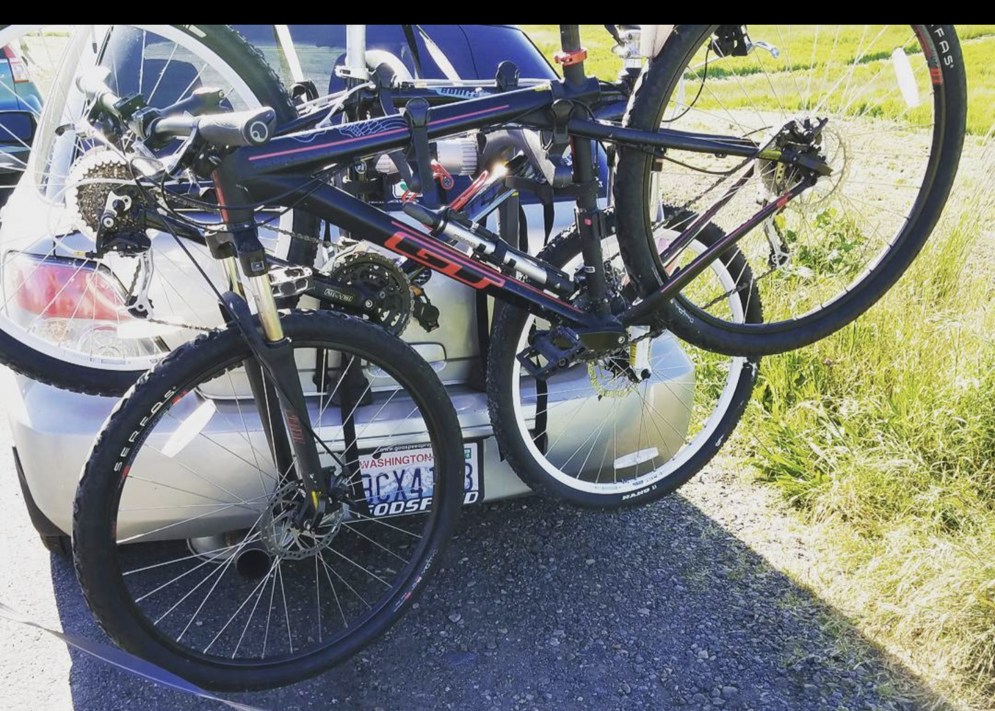 2012 GT Bicycles Karakoram 3.0 M Black, Red, and Silver, gray or bare metal