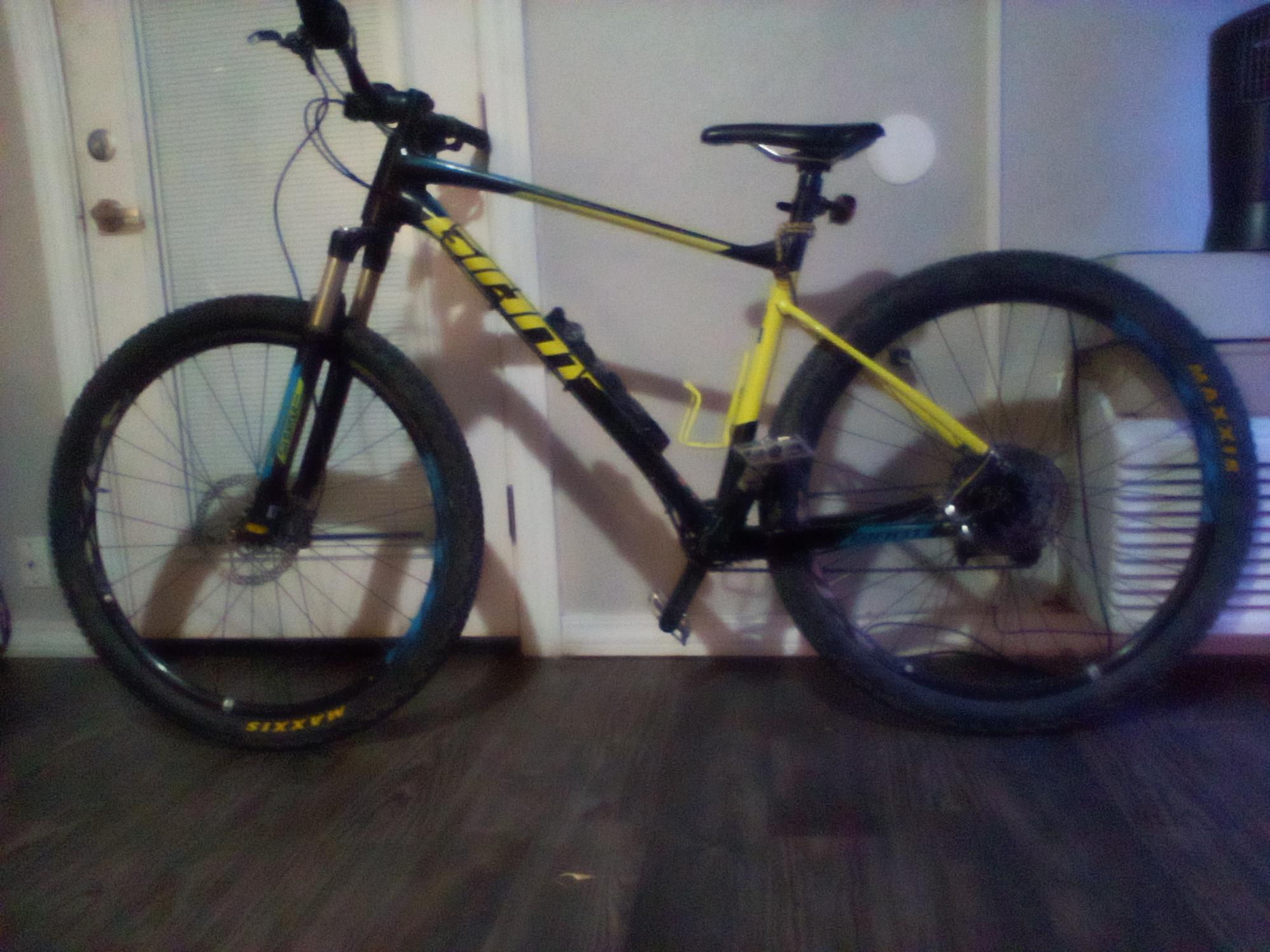 2018 Giant Fathom Black, Blue, and Green