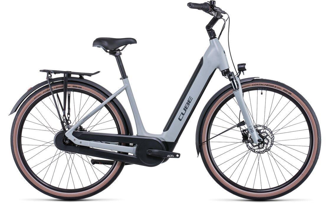 2022 Cube Supreme Hybrid One Silver, gray or bare metal