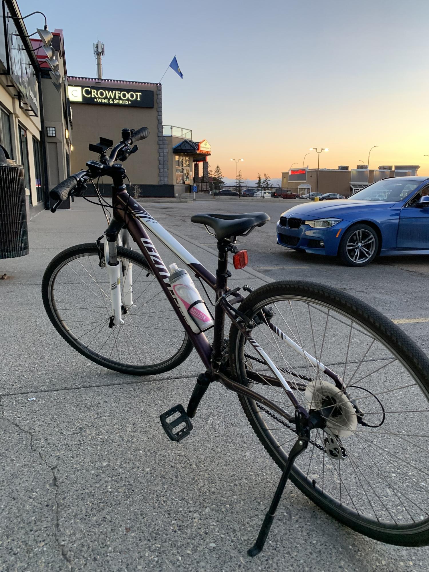 2014 Specialized Ariel Step Through Purple and White