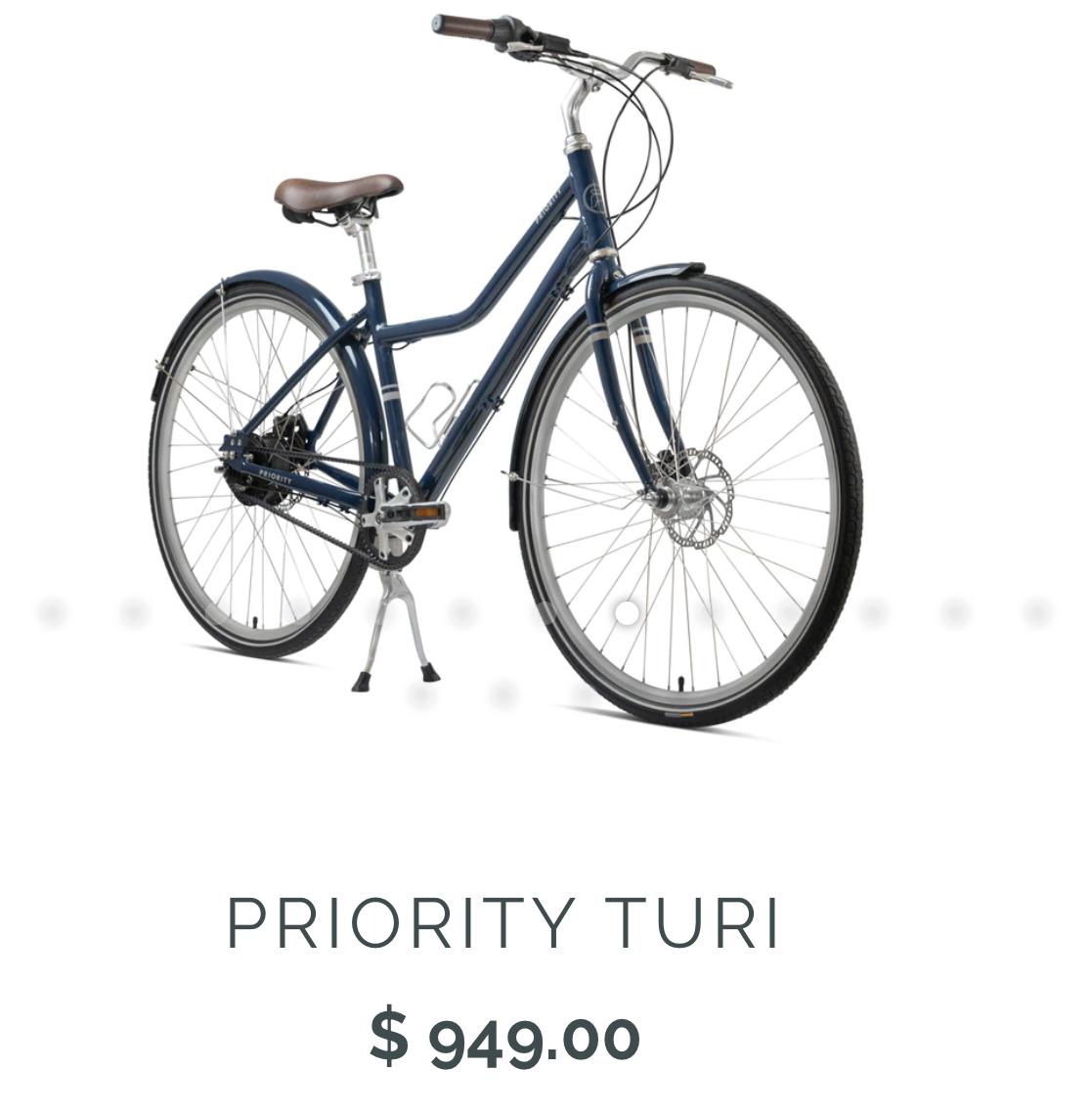 2021 Priority Bicycles Touri Blue