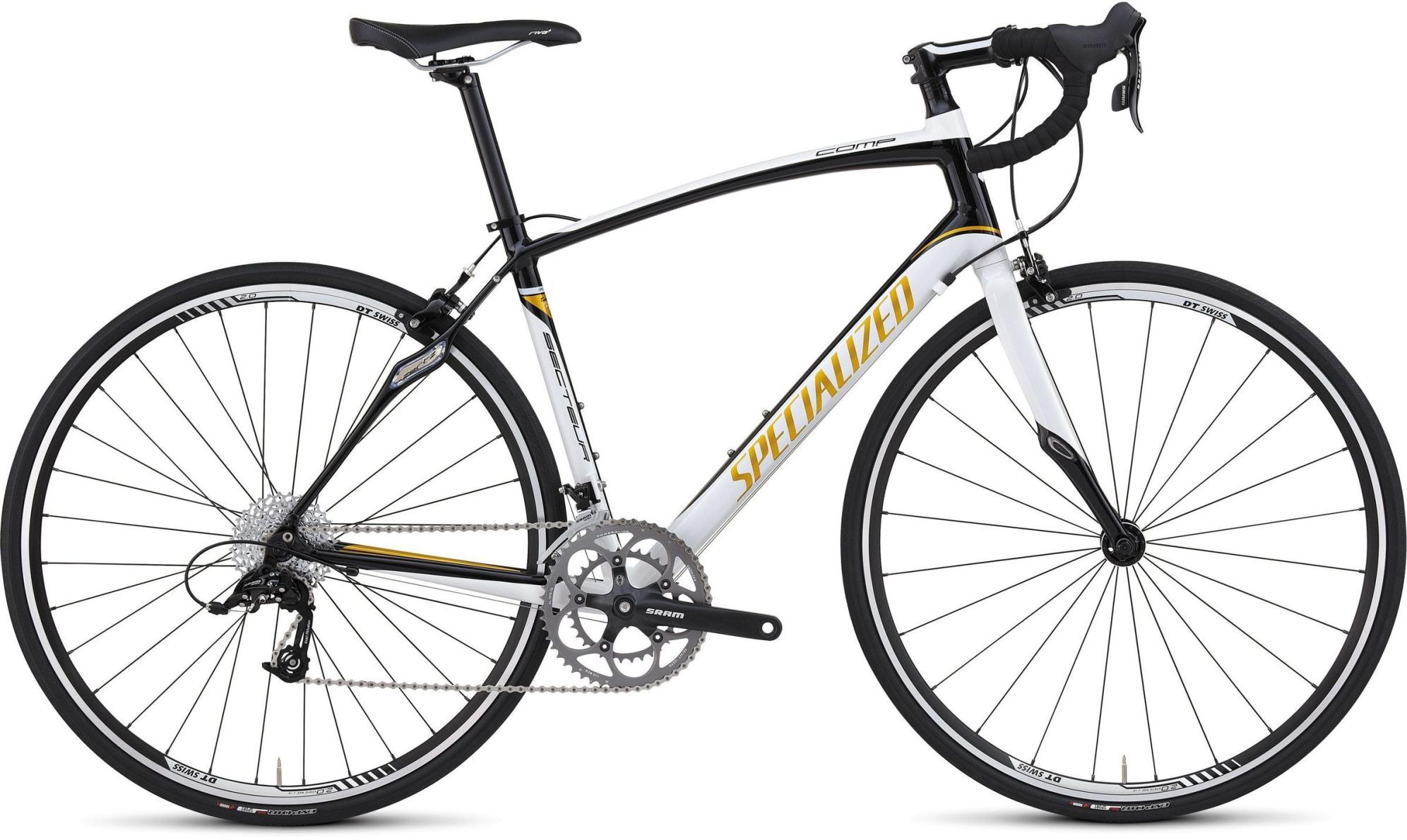 Specialized Secteur Comp Apex Compact White, Black, and Yellow or Gold