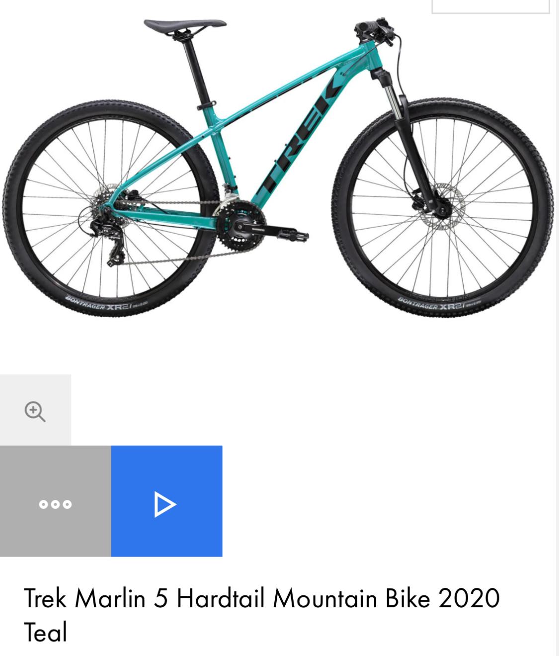 2020 Trek Trek Marlin 5 Teal Small Teal