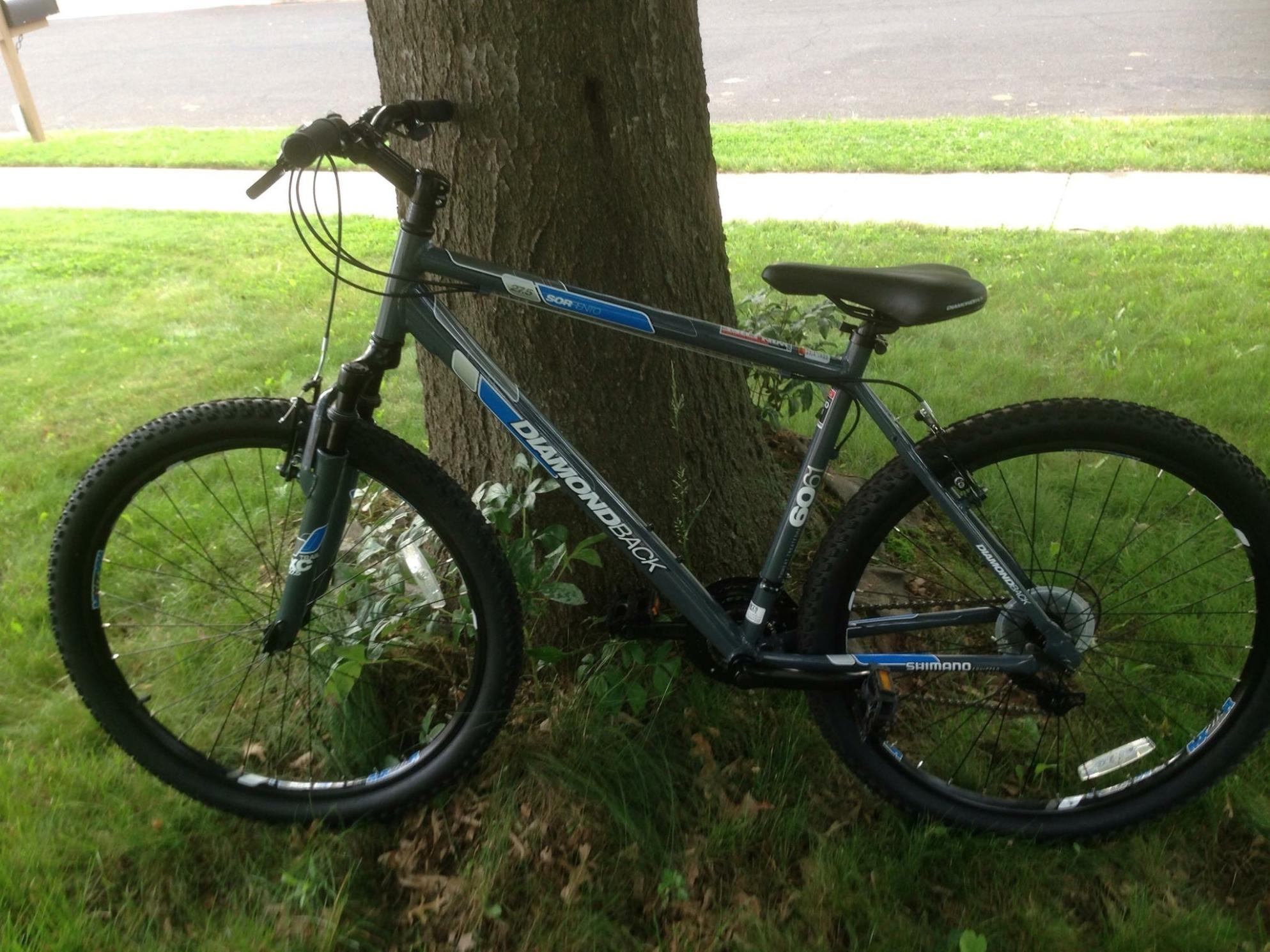 2015 Diamondback Sorrento 6061 Silver or Gray and Blue