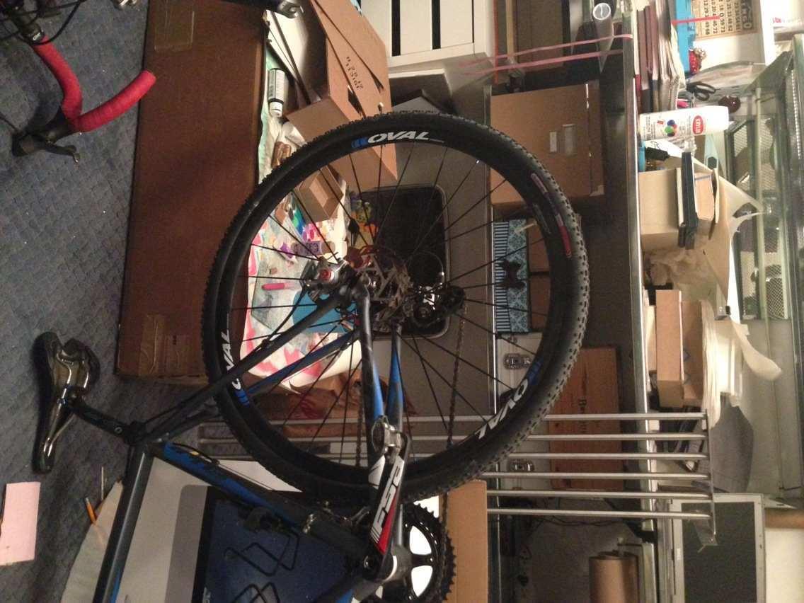 2013 Oval Concepts 327 CX Front Disc Wheel  Black