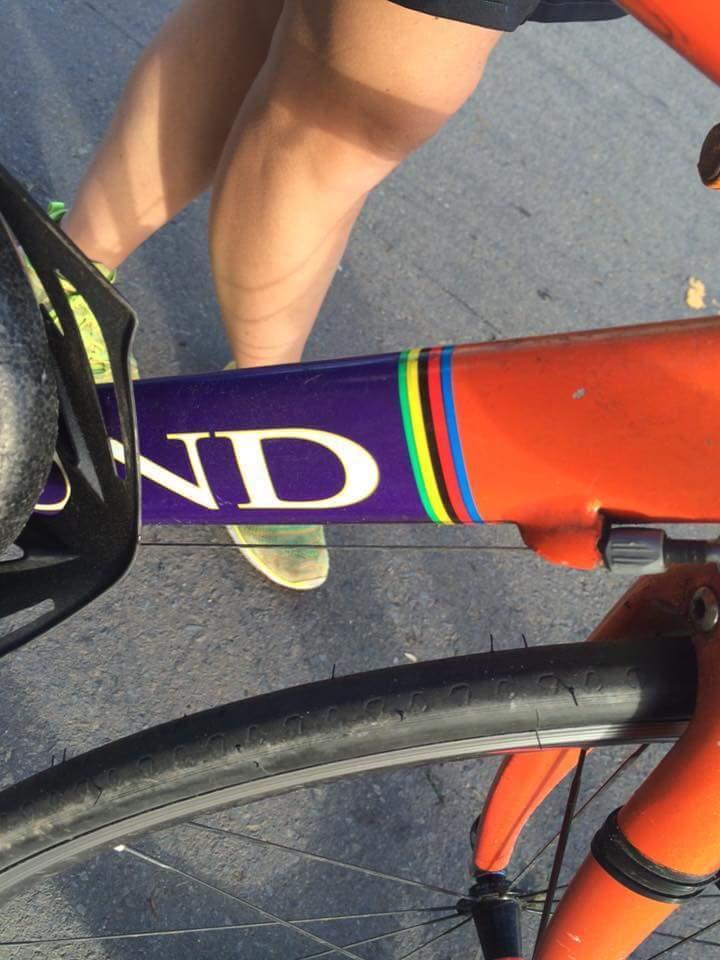 LeMond Racing Cycles Unknown / small/med frame, batman ductape, aluminum Orange