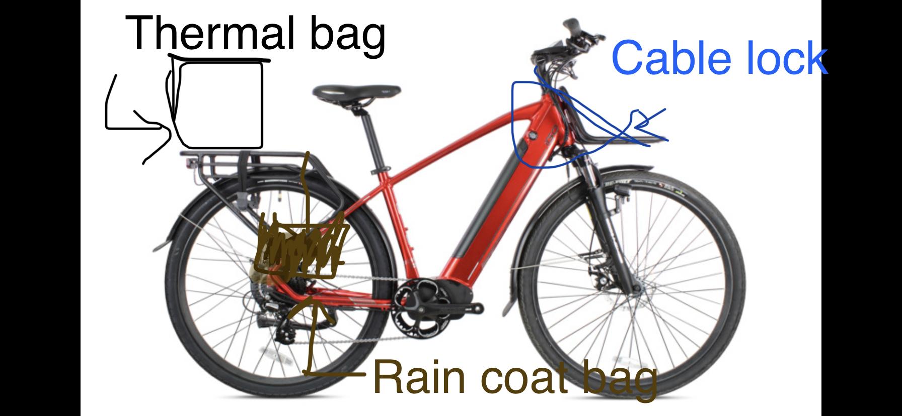 2022 iGo Electric Bikes Core Elite 3D hybrid Red