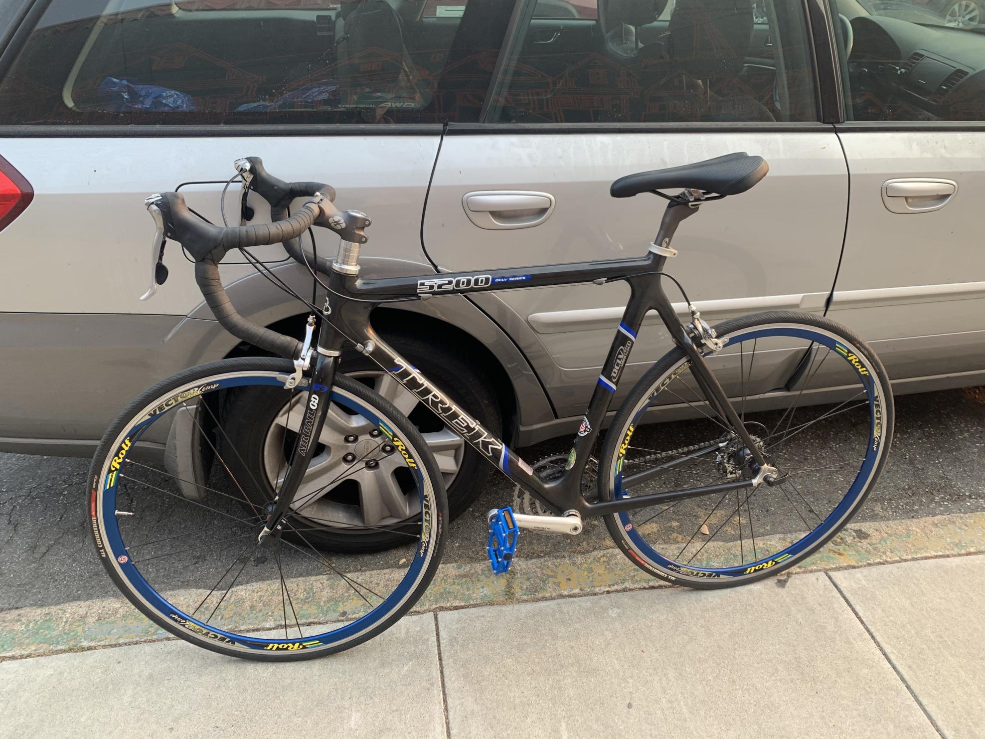2004 Trek 5200 Black and Blue