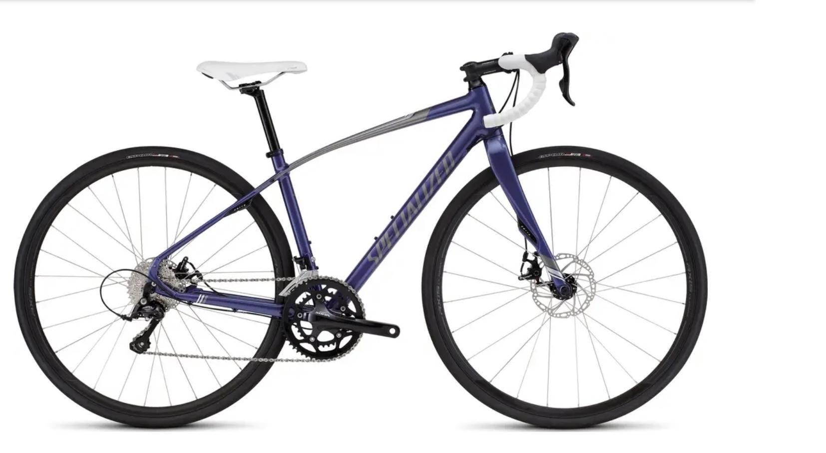 2016 Specialized Dolce Sport Disc Blue and Silver, gray or bare metal