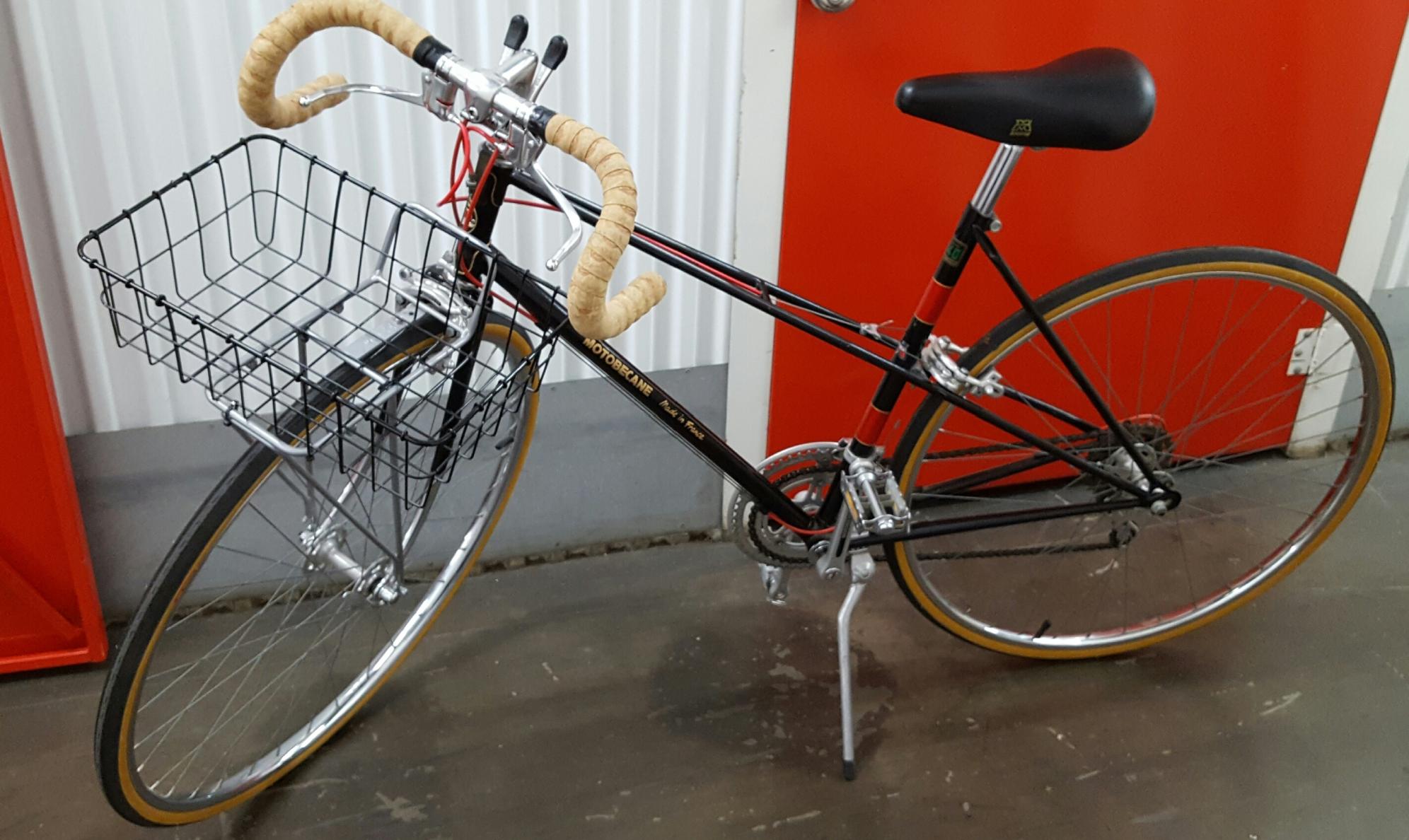 1973 Motobecane Mixte Black and Red