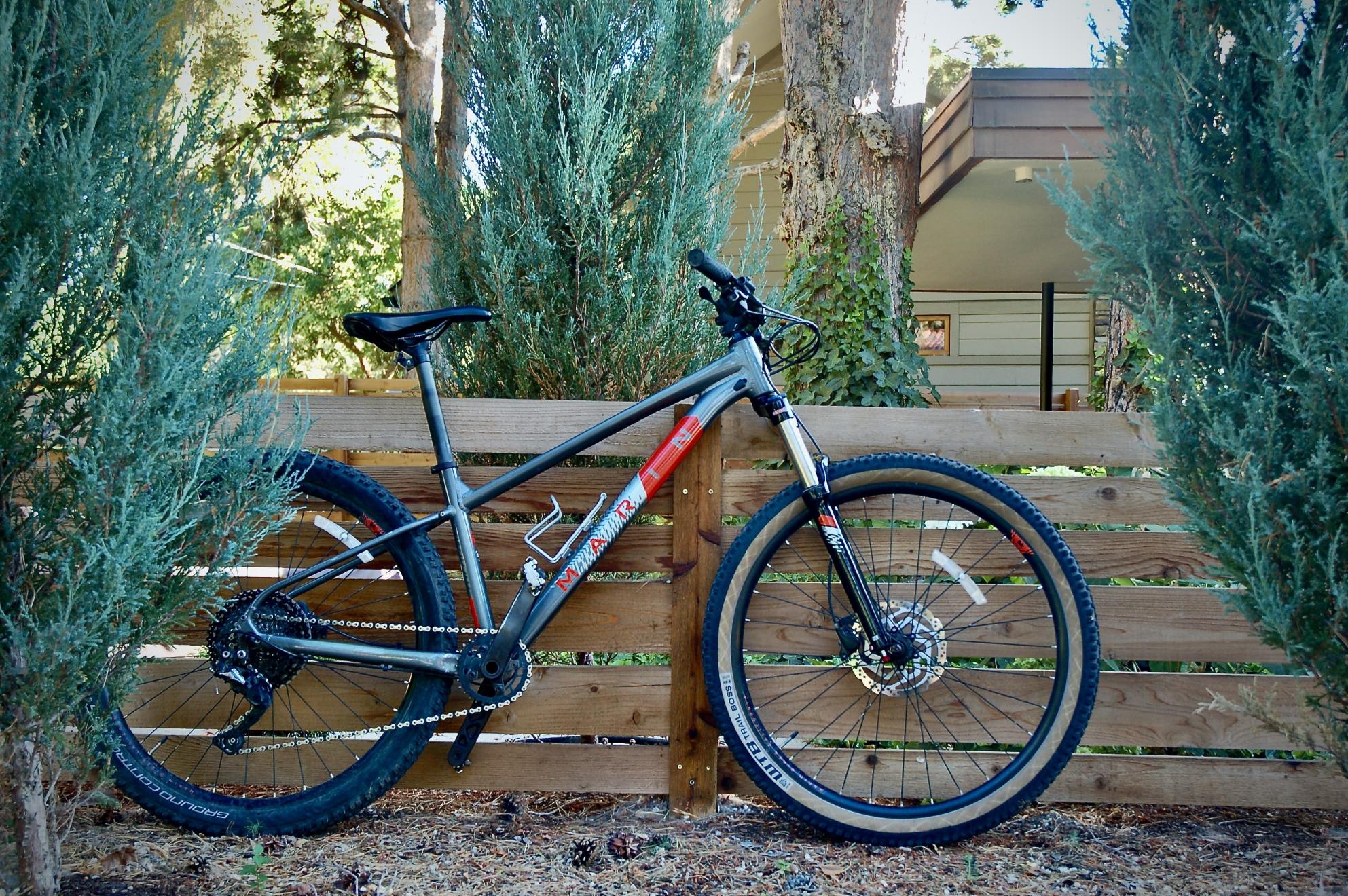 2021 Marin Bikes Bobcat Silver, gray or bare metal
