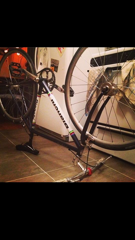 Bianchi Pista  Blue and White