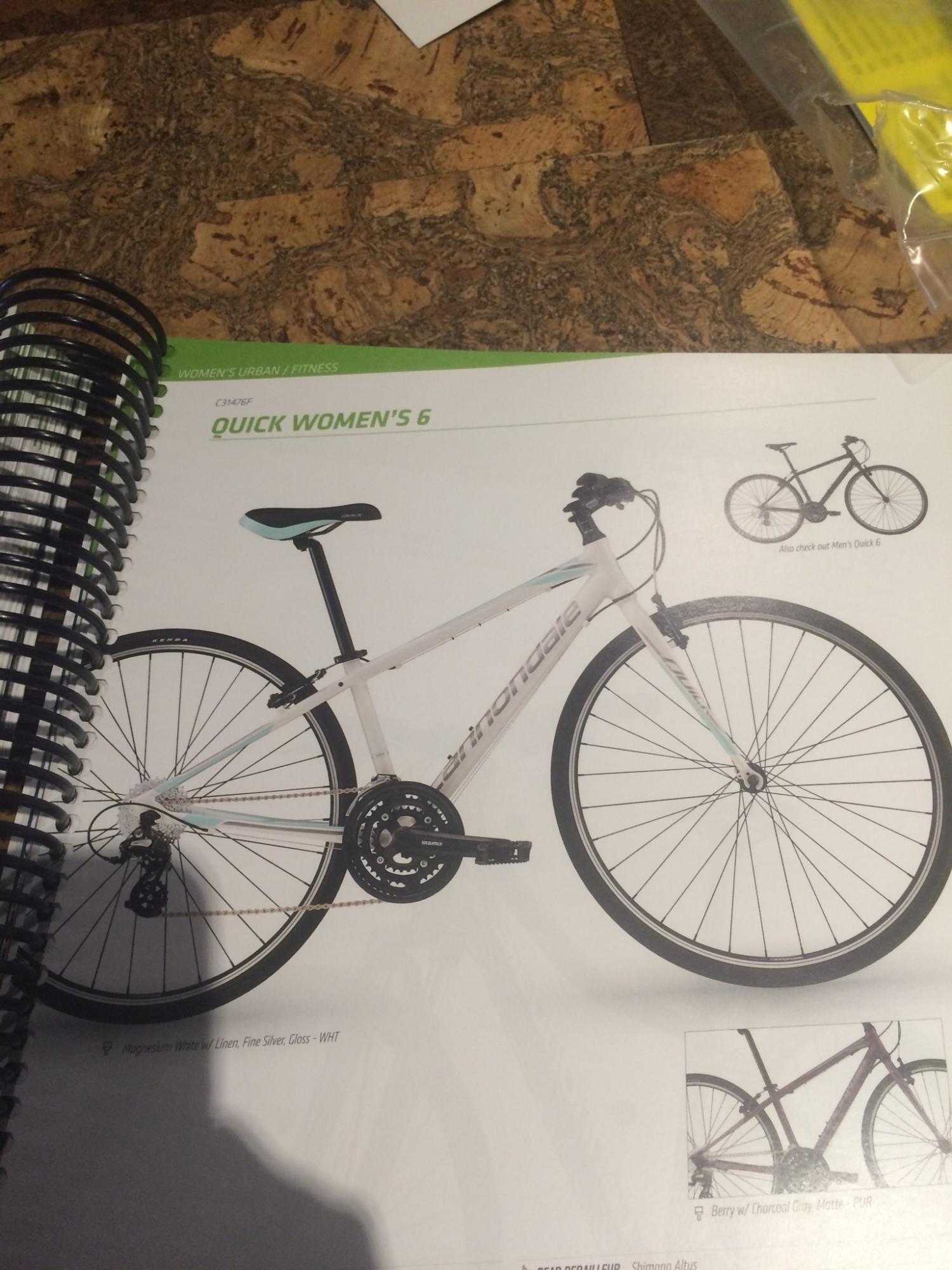 2016 Cannondale W's Quick 6 White