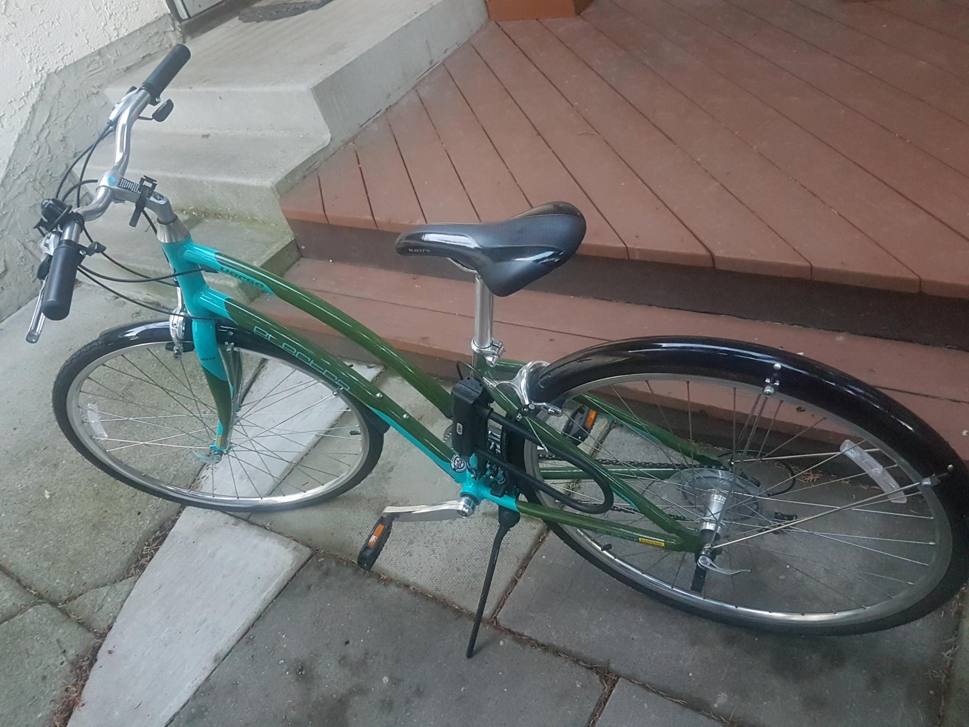 2012 Electra Verse Teal and Green