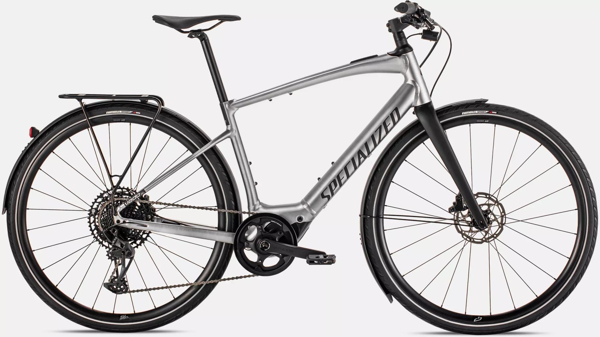 2022 Specialized Turbo Vado SL 5.0 EQ Silver, gray or bare metal