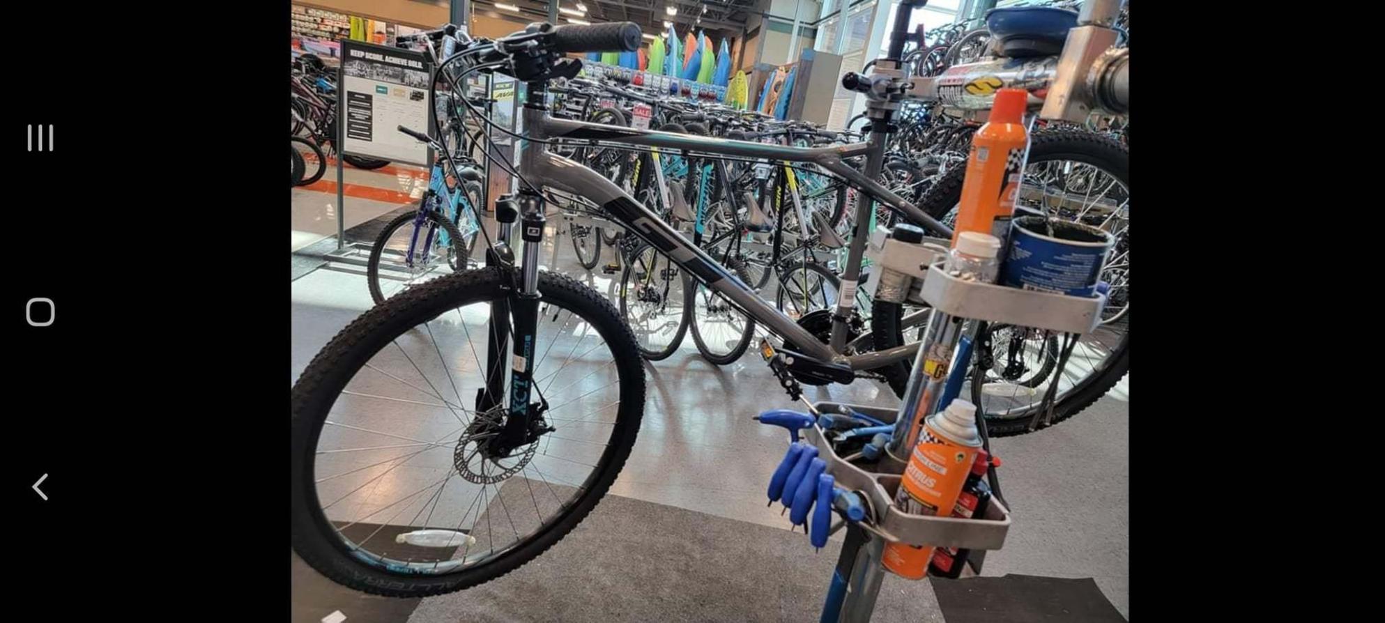 2022 GT Bicycles AGGRESSOR Silver, gray or bare metal and Blue