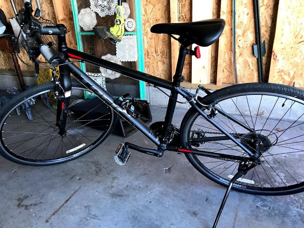 2018 Trek Silver, gray or bare metal