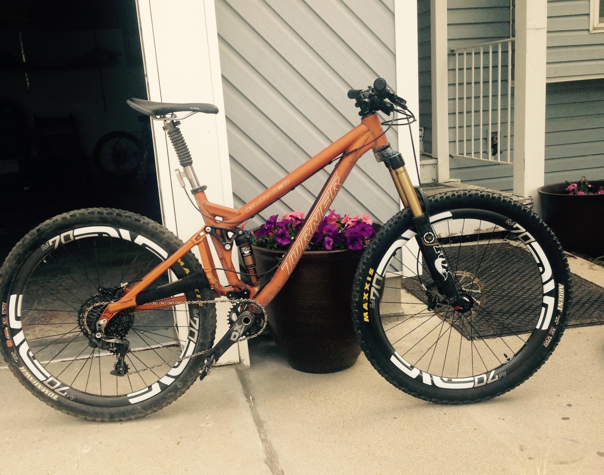 2014 Turner Bicycles Burner Orange