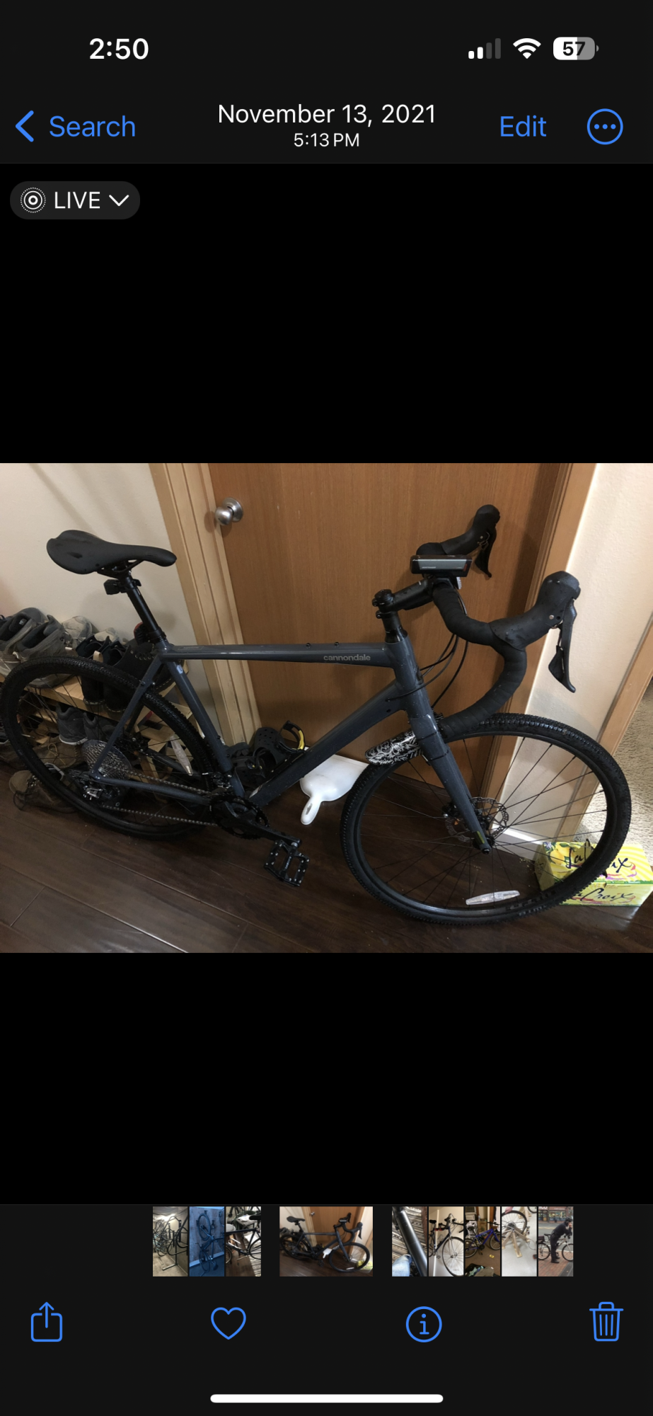 2021 Cannondale Topstone 1 Silver, gray or bare metal
