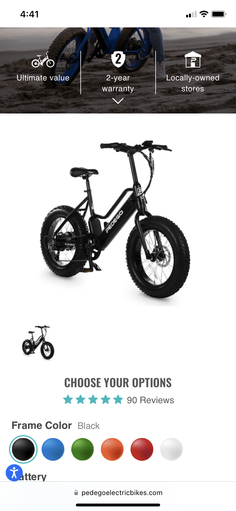 2020 Pedego Step Black