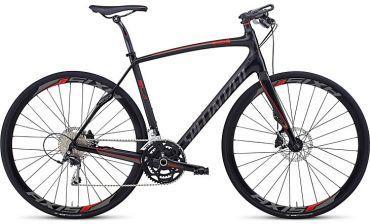 2014 Specialized Sirrus Expert Disc Carbon Black and Red