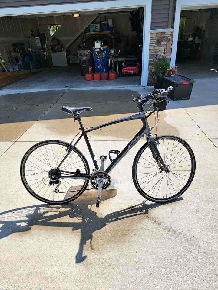 2011 Specialized Sirrus Comp Silver, gray or bare metal