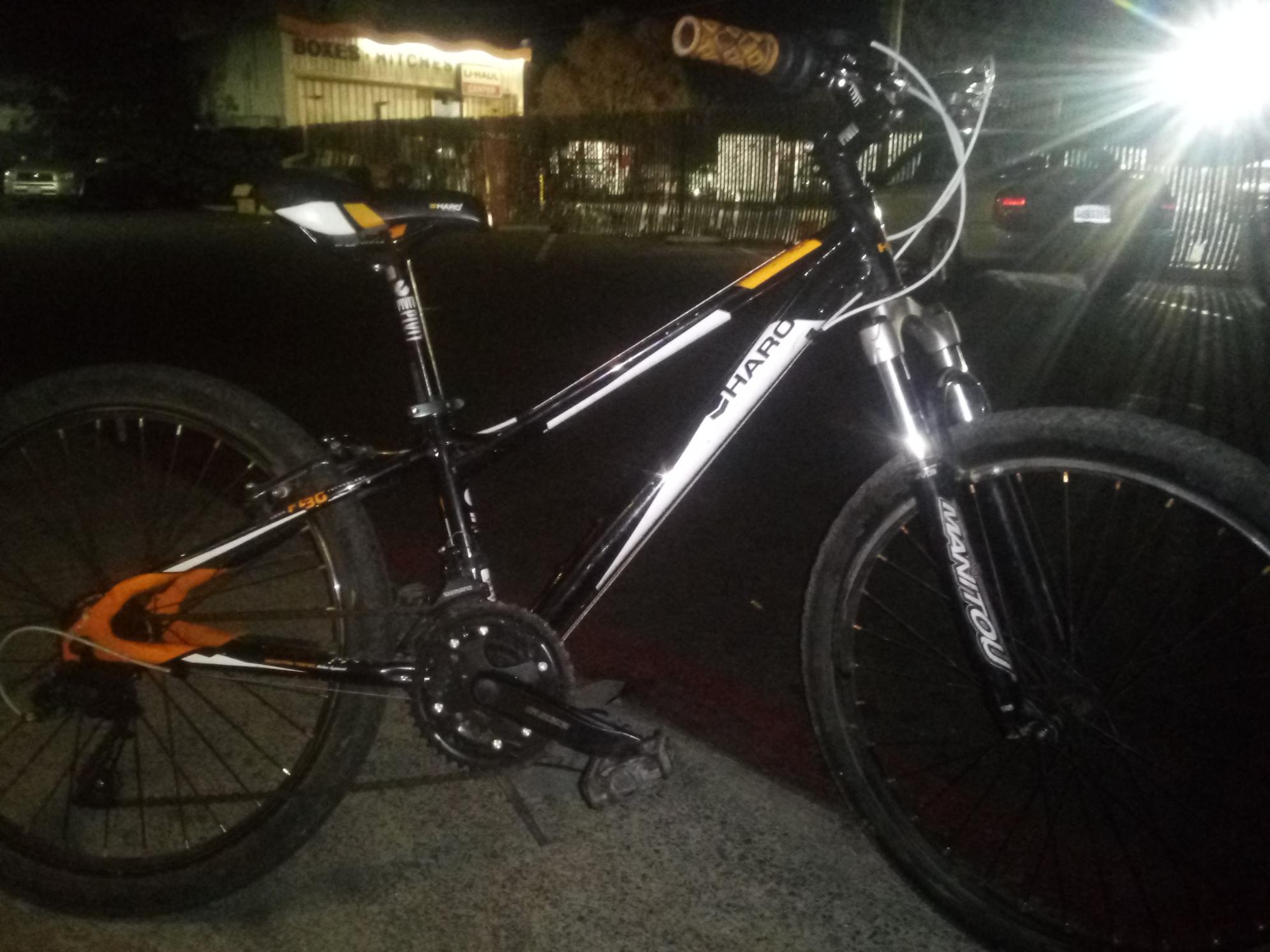 2015 Haro Flightline 24 Black, Orange, and White