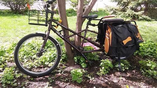 2011 Sun Atlas cargo bike (rear storage) Purple