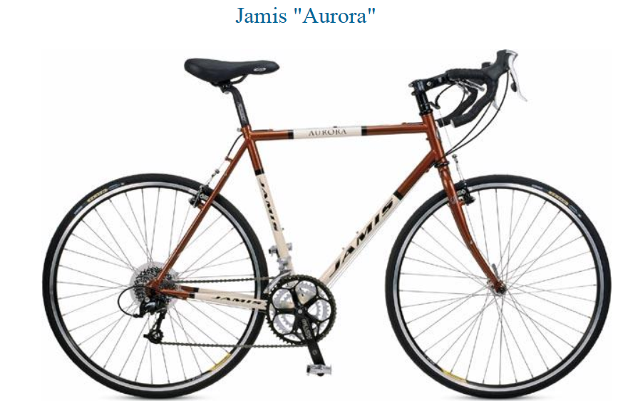 2006 Jamis Aurora Touring (Copper & Ivory Two-toned) Brown and Yellow or Gold
