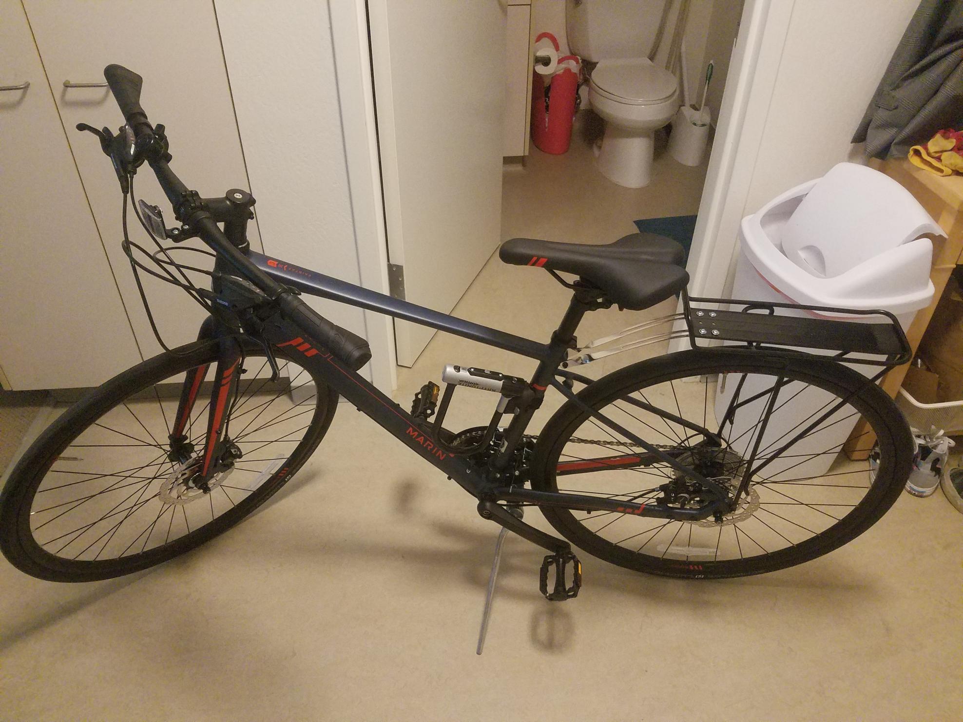 2018 Marin Bikes Fairfax SC3 Blue