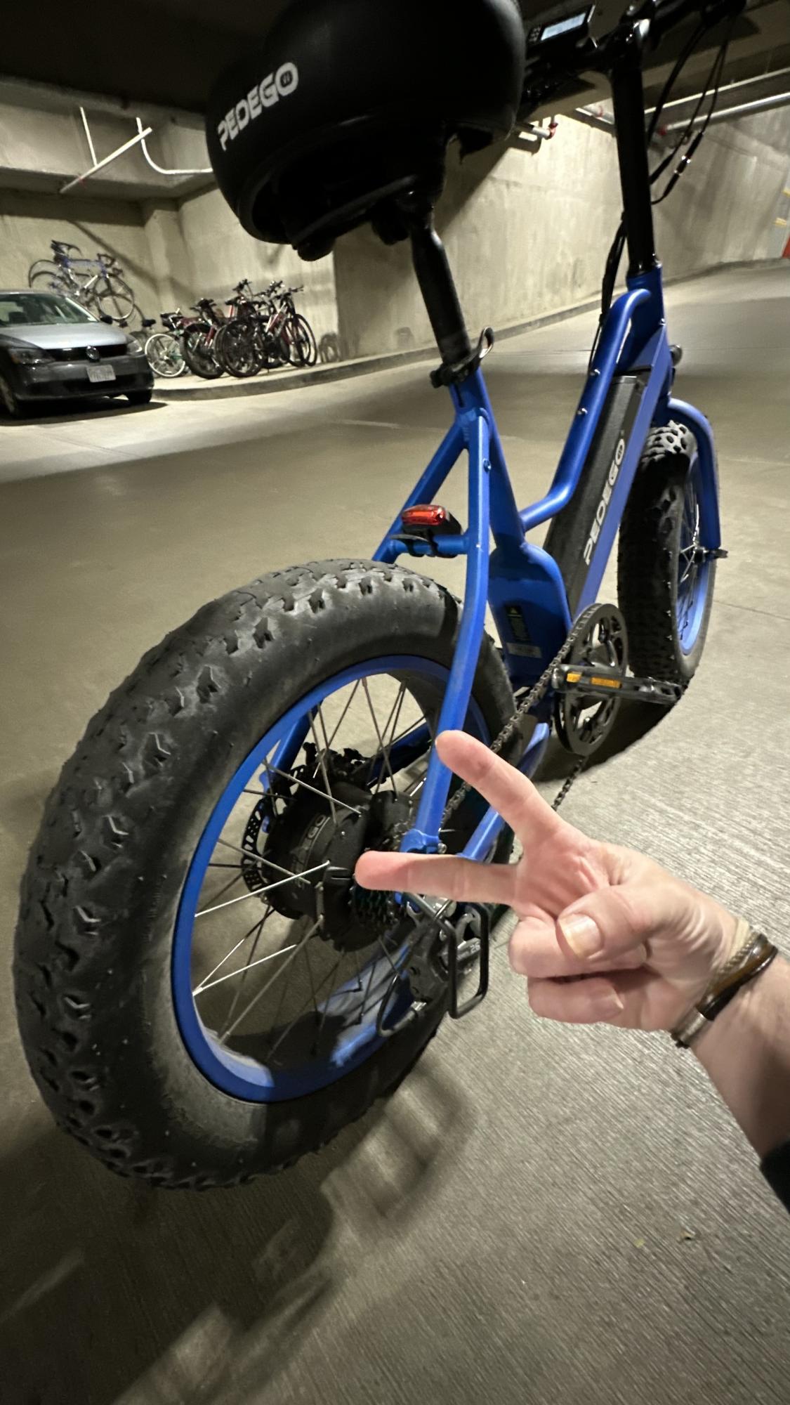 2022 Pedego Element- 20” Step Thru Blue